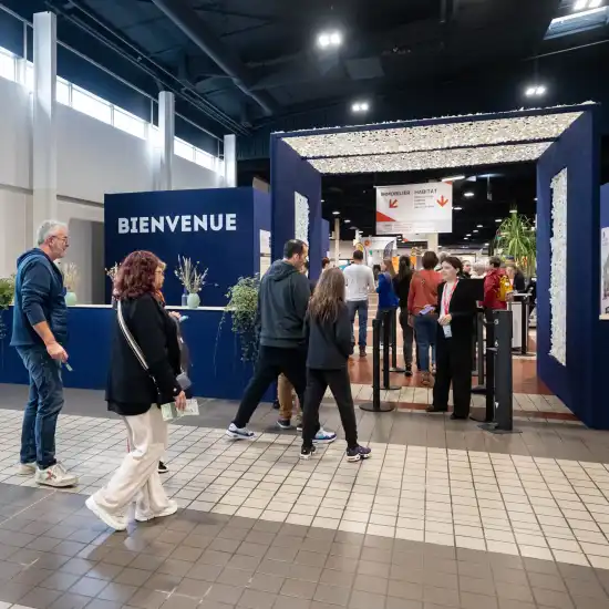 l'accueil visiteurs du Salon Habitat Angers 2024