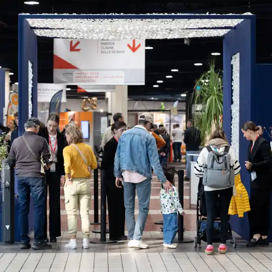 Accueil des visiteurs au Salon Habitat Angers 2024