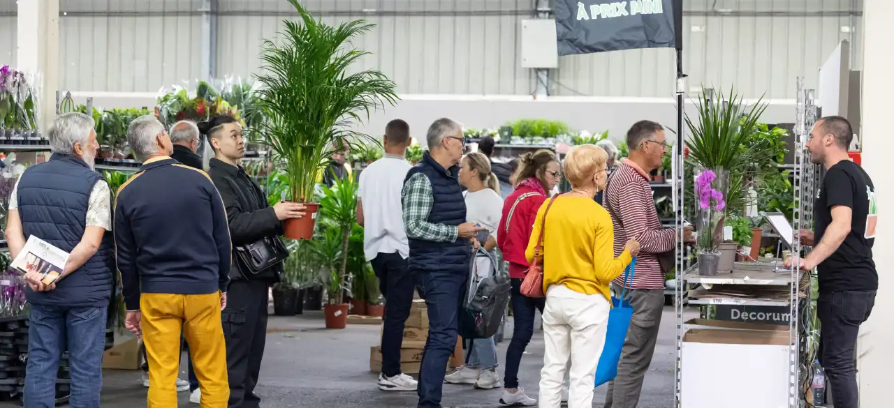 La vente de plantes organisée par MA PLANTE au Salon Habitat Angers 2024