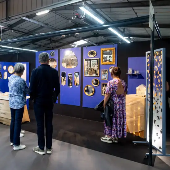 Stand d'objets de décoration au Salon Habitat Angers 2024